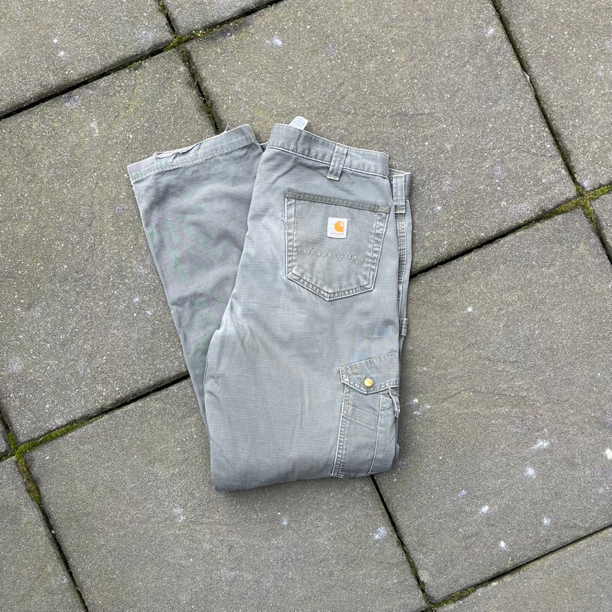 Vintage Green Faded Carhartt Pants  - 36x34
