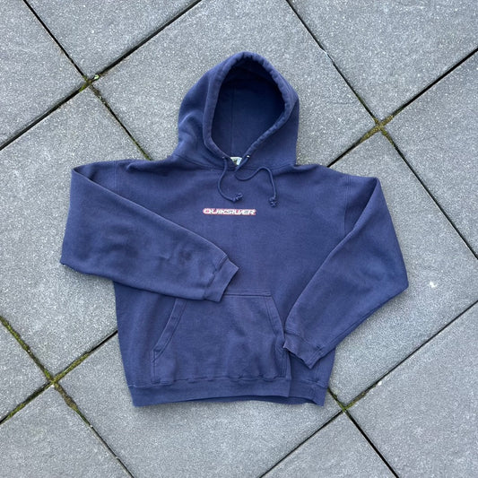Vintage Blue Quicksilver Hoodie - M (W)