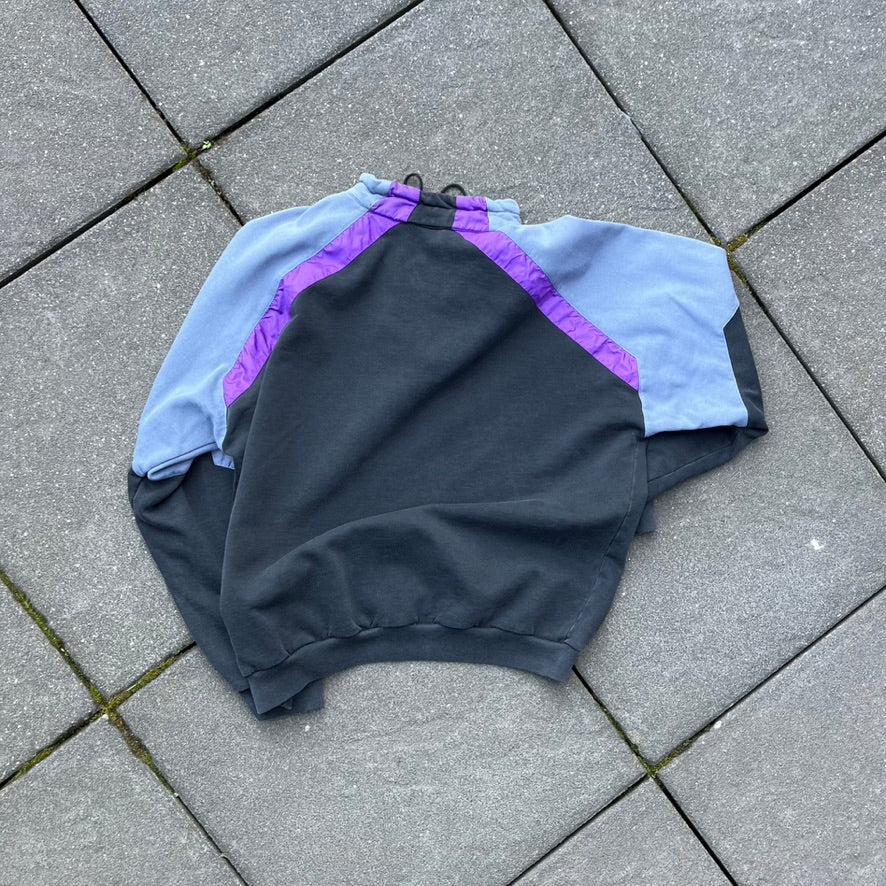 Vintage Purple Nike Half Zip Hoodie - L