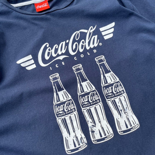 Vintage Blue Coca Cola Tee - L