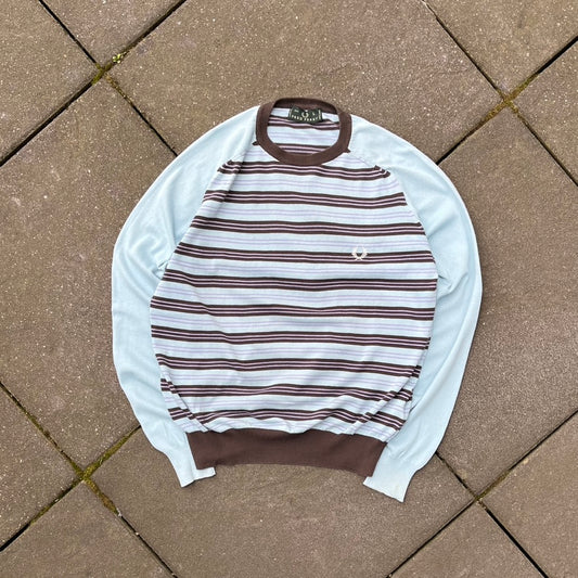 Vintage Blue Fred Perry Sweater - M