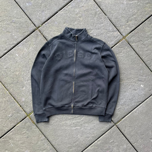Vintage Black Diesel Zip Up - M