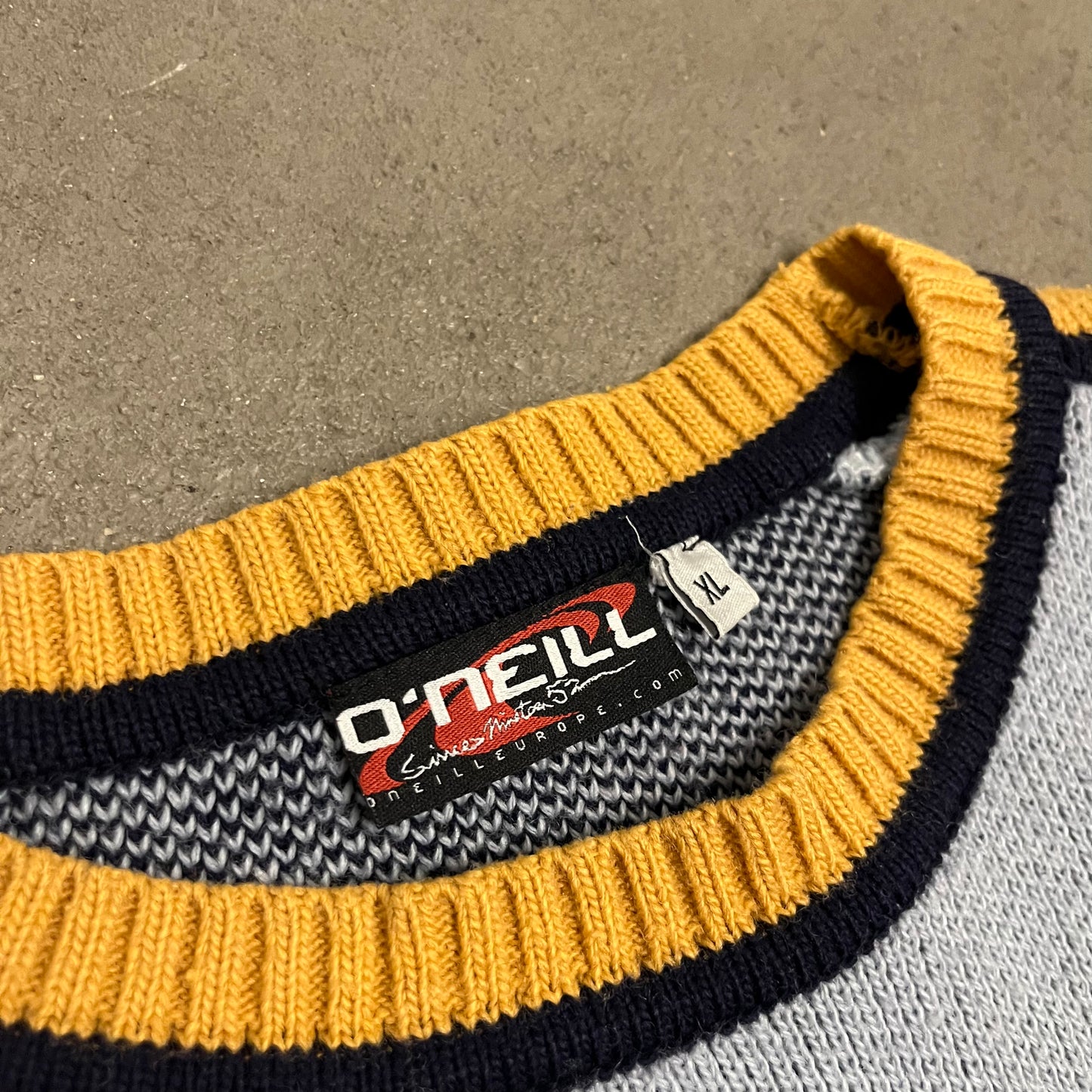 Vintage Blue O'Neill Knit Sweater - XL