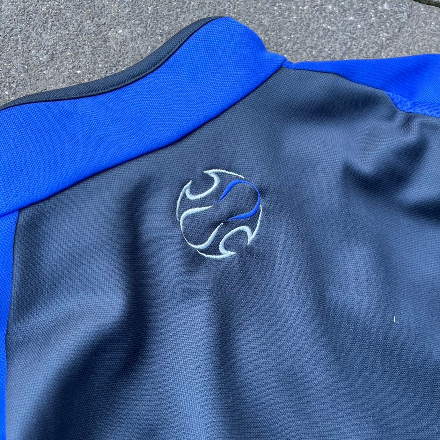 2007 Blue Adidas Track Jacket - M