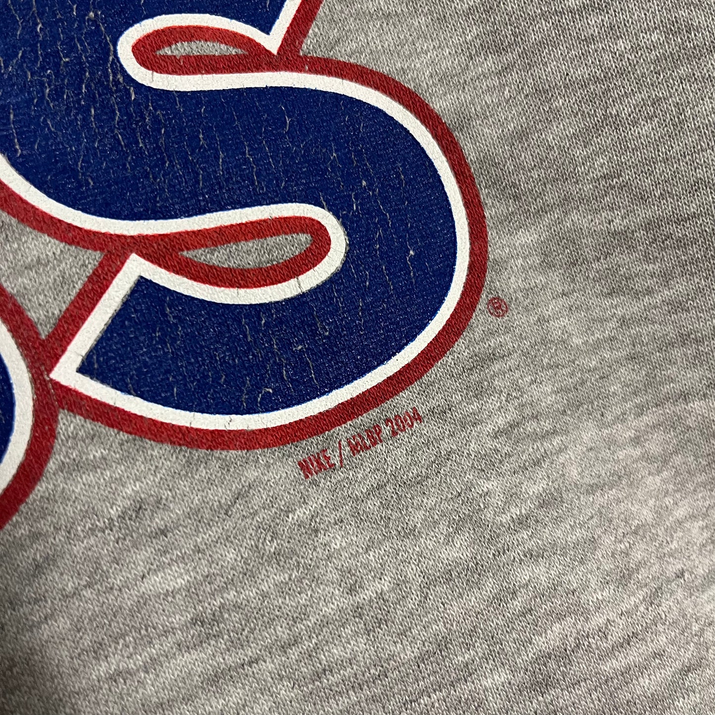 Vintage 2004 Grey Nike Chicago Cubs Hoodie - XL