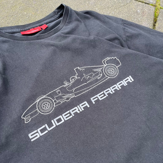 Vintage Black Ferrari Tee - L
