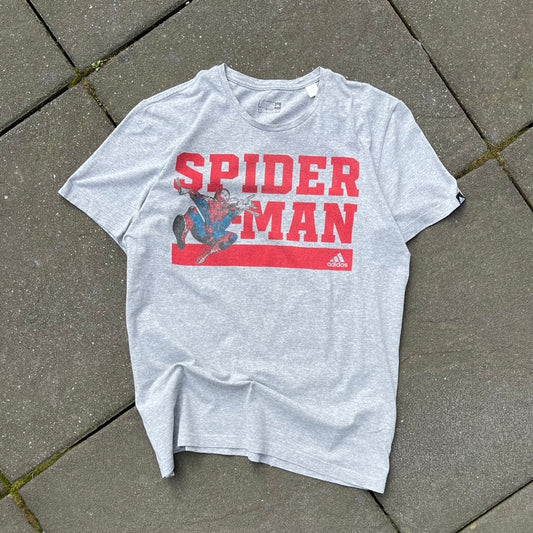 2016 Grey Adidas Spiderman Tee  - L