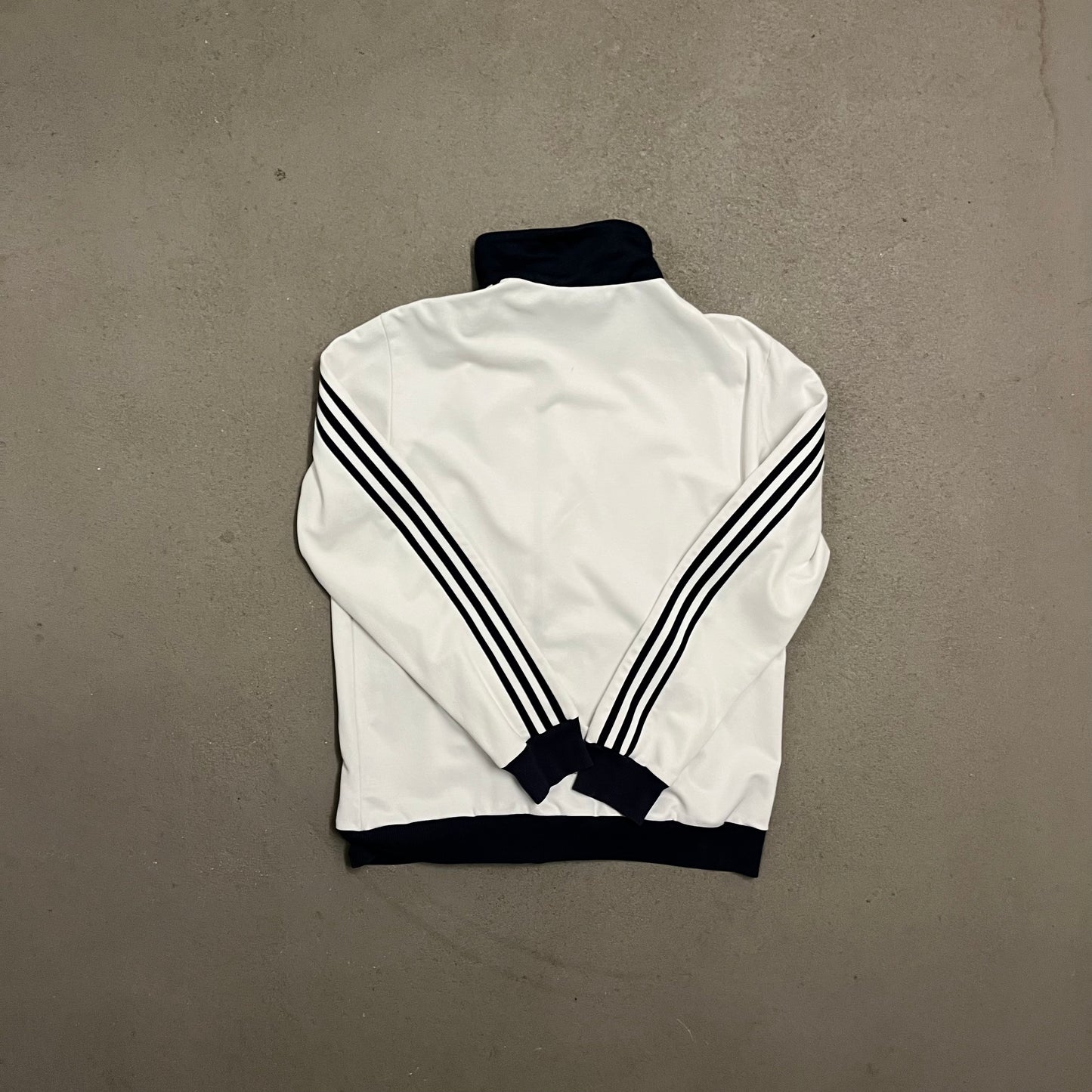 2017 White Blue Adidas Beckenbauer Track Jacket - M