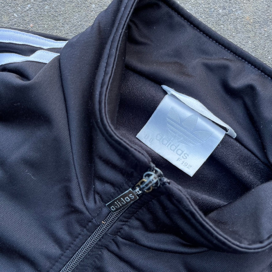 Vintage Black Adidas Track Jacket - L