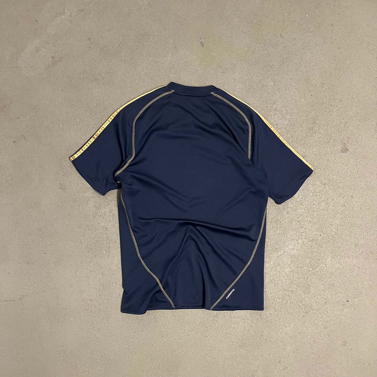 Blue Adidas Olympique Marseille Tee - L
