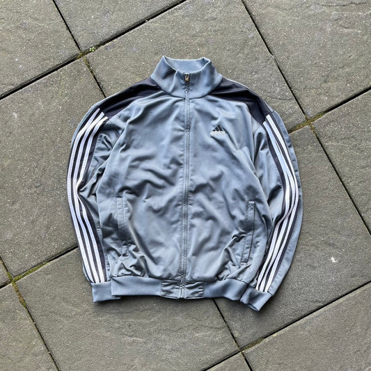 Vintage 2005 Silver Adidas Track Jacket - M