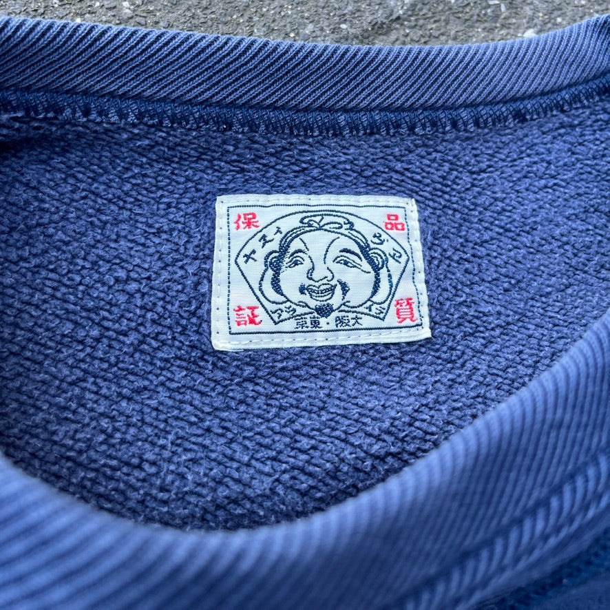 Vintage Blue Evisu Sweater - M