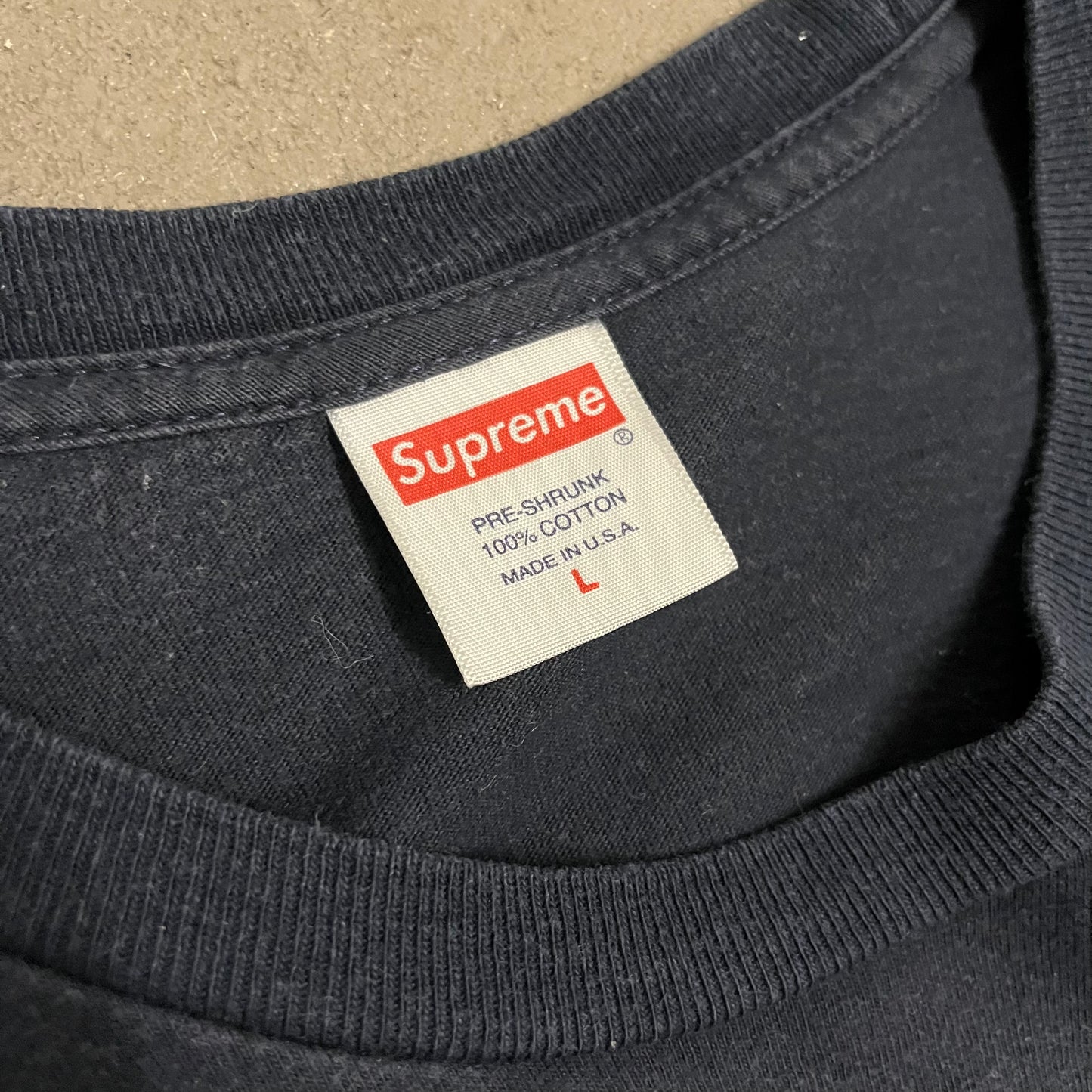 Black Supreme Longsleeve - L