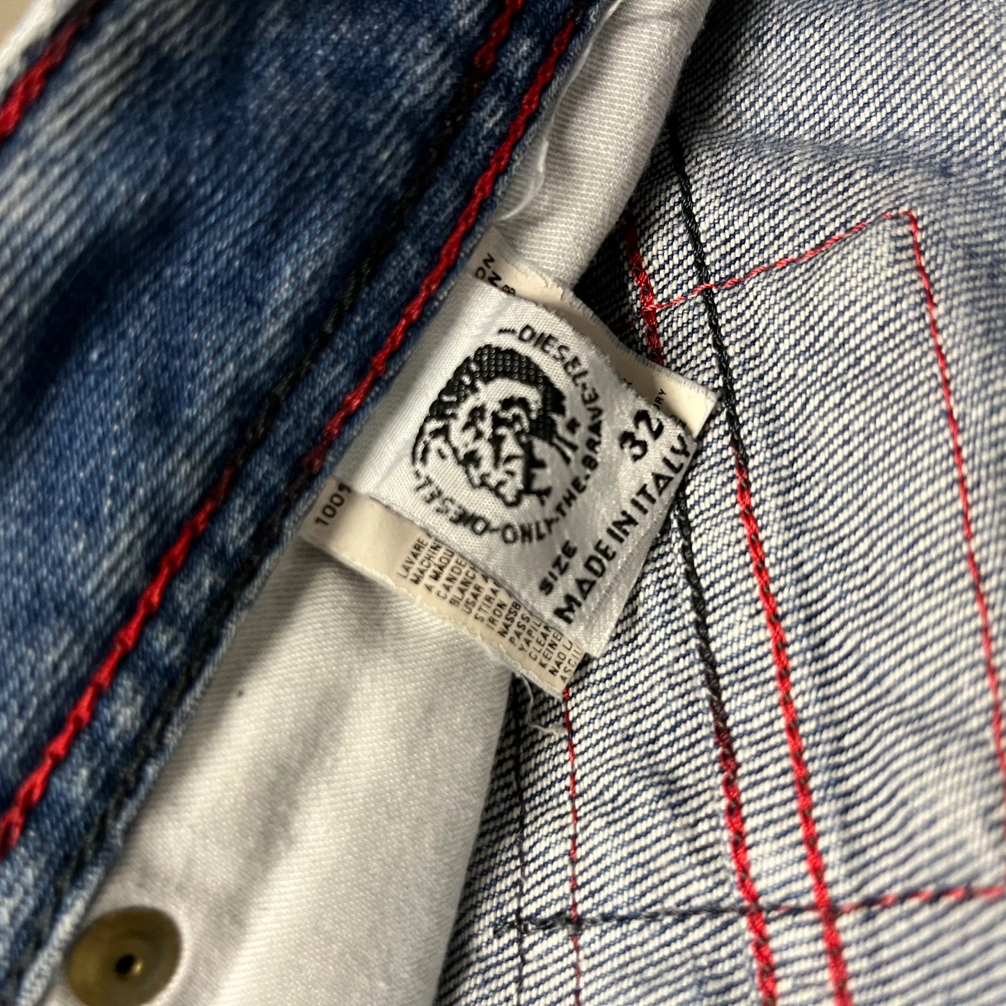 Vintage Blue Diesel Jeans Shorts - 32