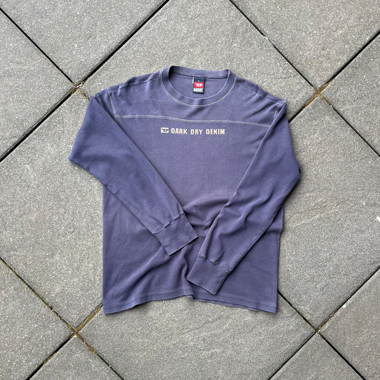Vintage Blue Diesel Longsleeve - L