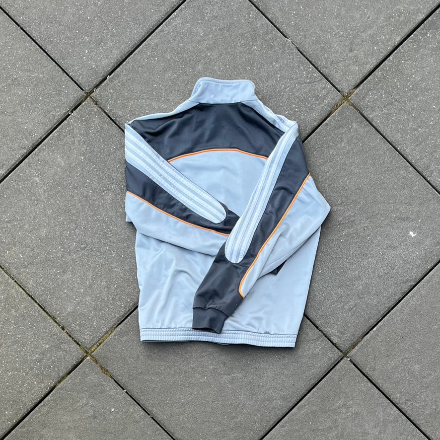 2007 Silver Adidas Track Jacket - M