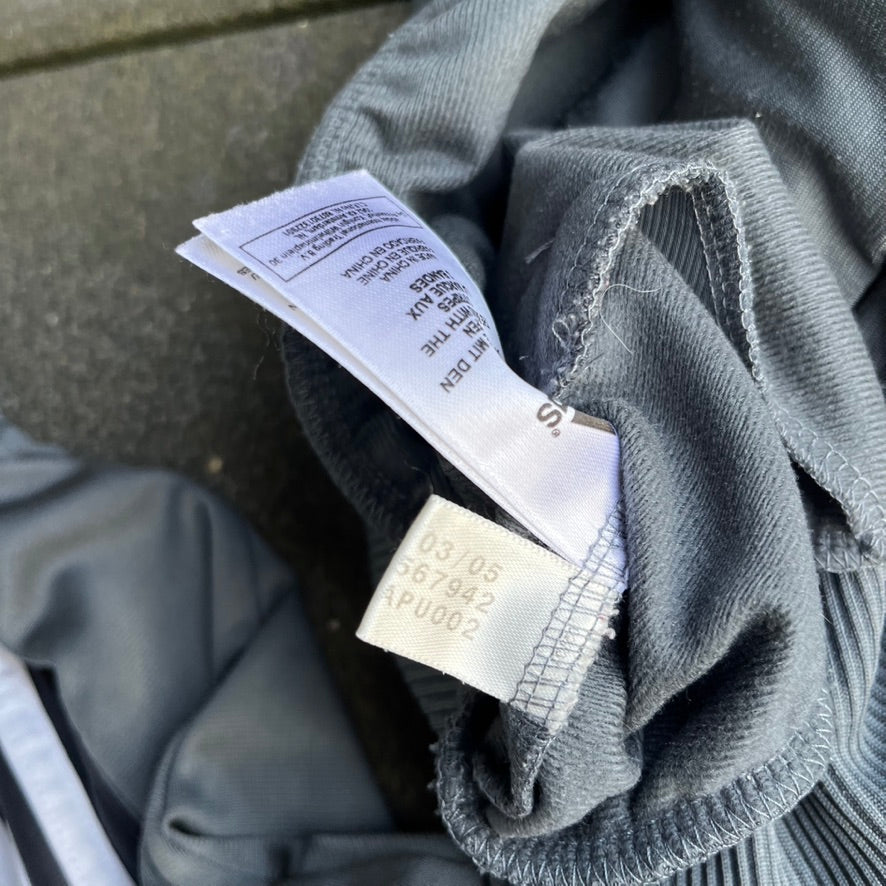 Vintage 2005 Silver Adidas Track Jacket - M