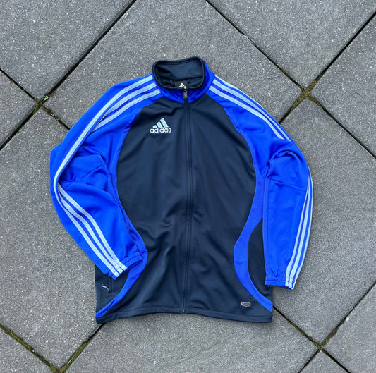 2007 Blue Adidas Track Jacket - M