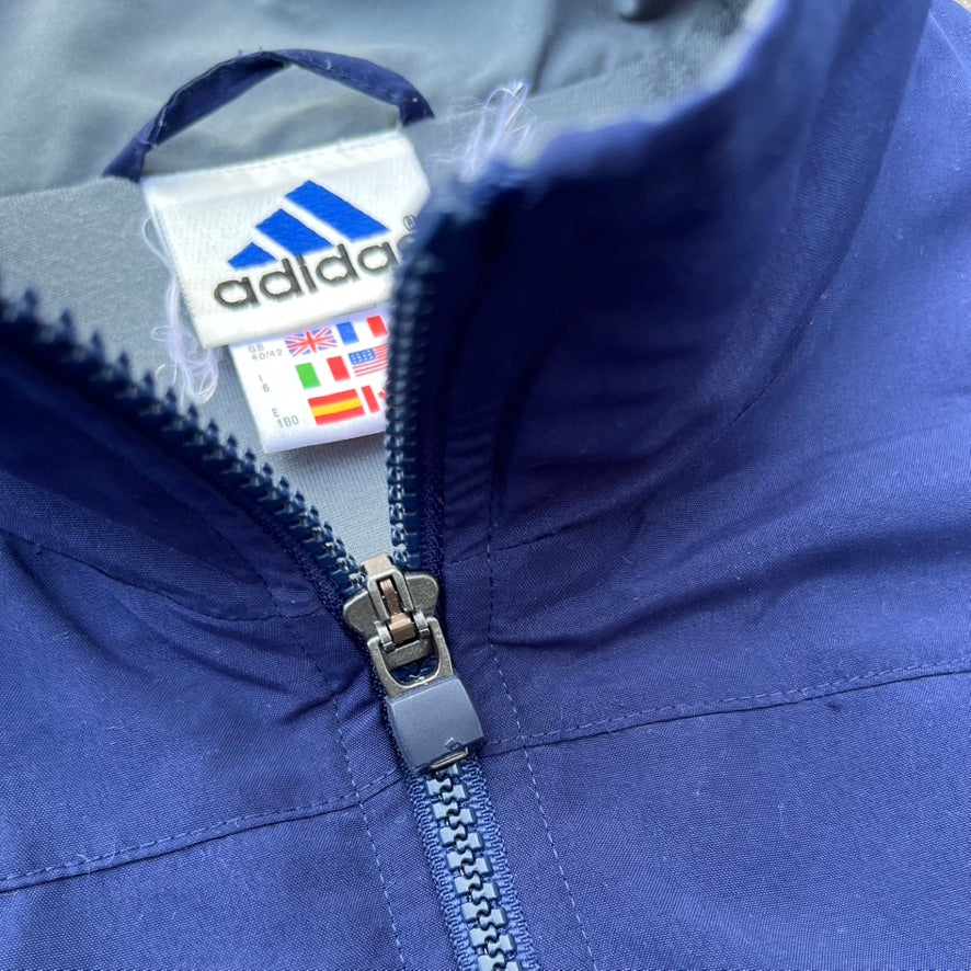 Vintage 1999 Blue Adidas Track Jacket - L