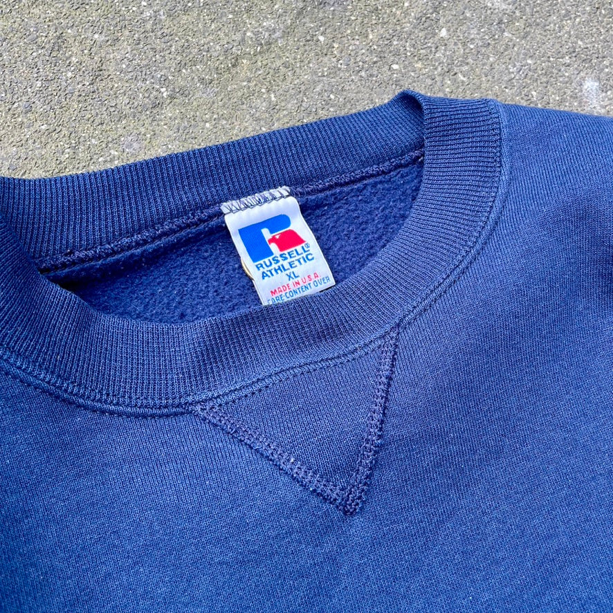 Vintage Blue Russell Athletic Sweater - L