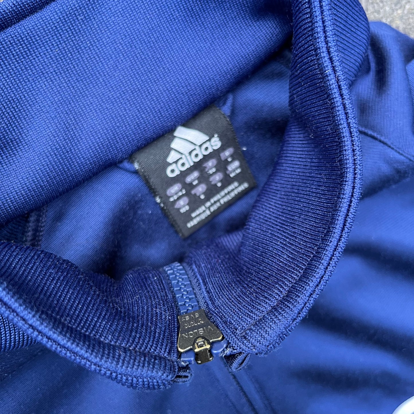 Vintage Y2K Blue Adidas Track Jacket - M
