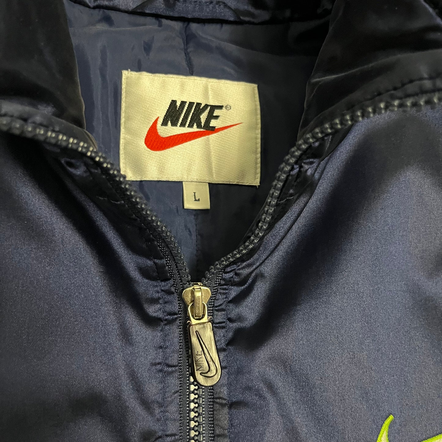Vintage Blue Silver Nike Jacket - L