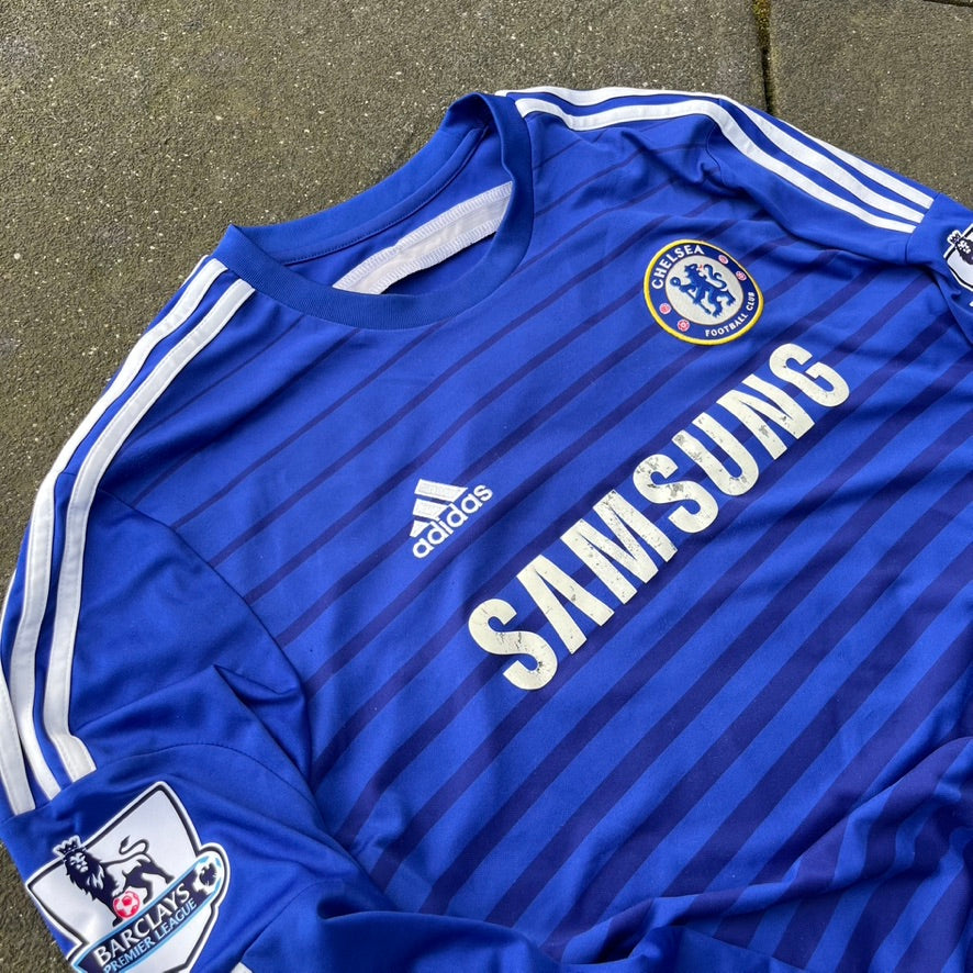 2014 Blue Adidas Hazard Chelsea Kit - L