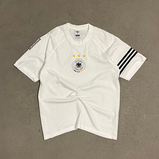 Vintage 2006 White Adidas Germany Tee - M