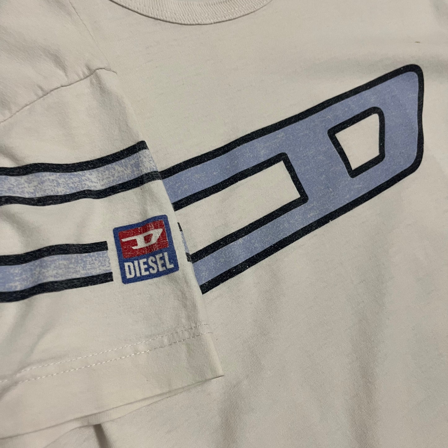 Vintage White Diesel Tee - M