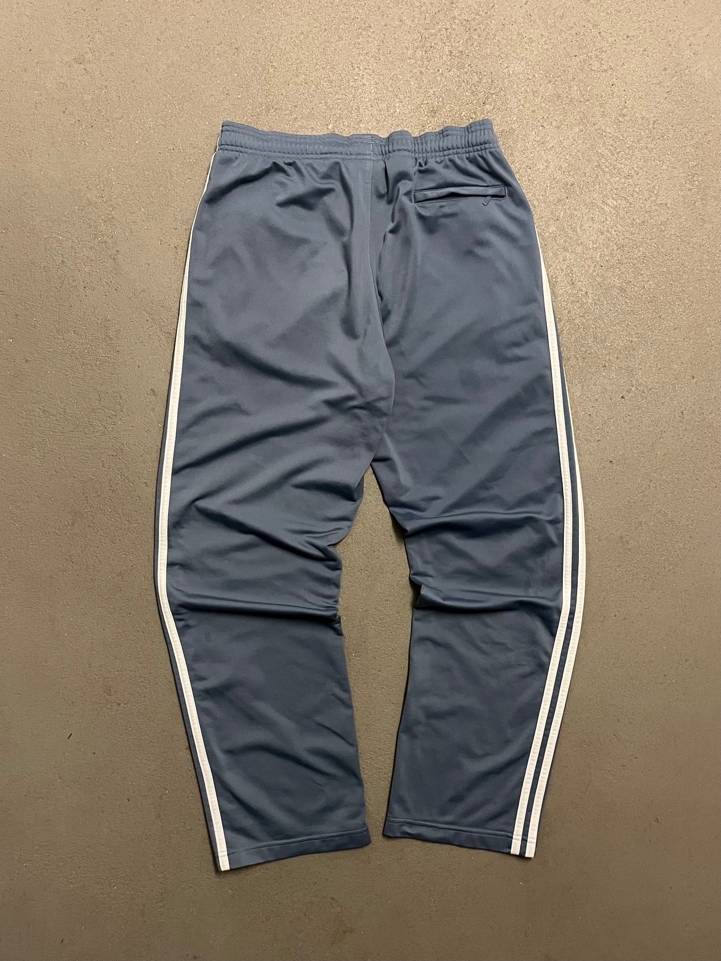 Vintage Y2K Silver Adidas Baggy Track Pants - S