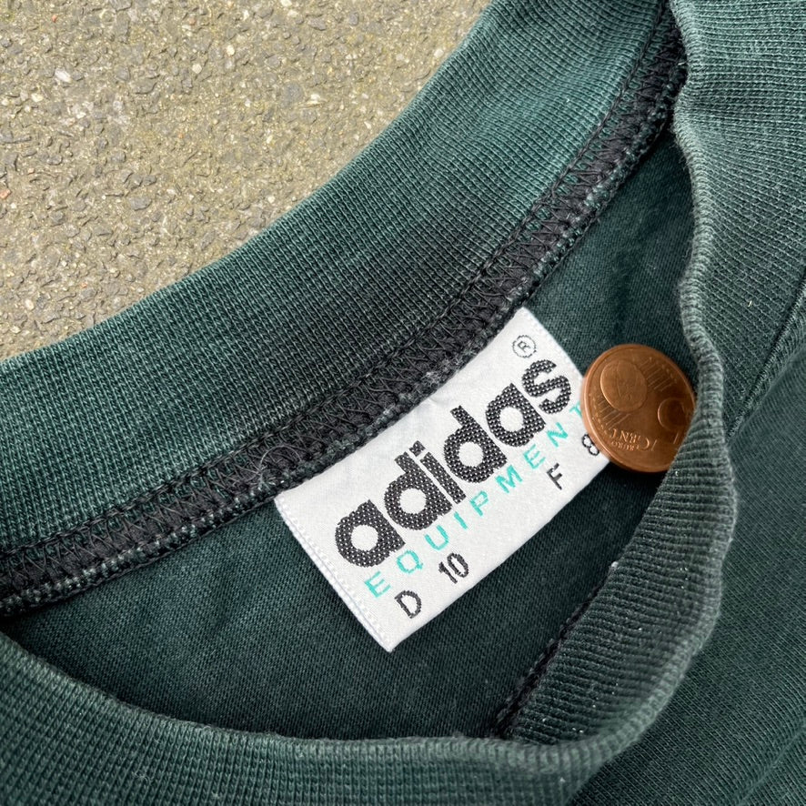 Vintage Black Adidas Tee - XL