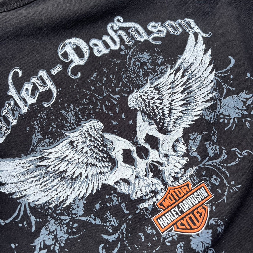 Vintage Black Harley Tee - L (W)