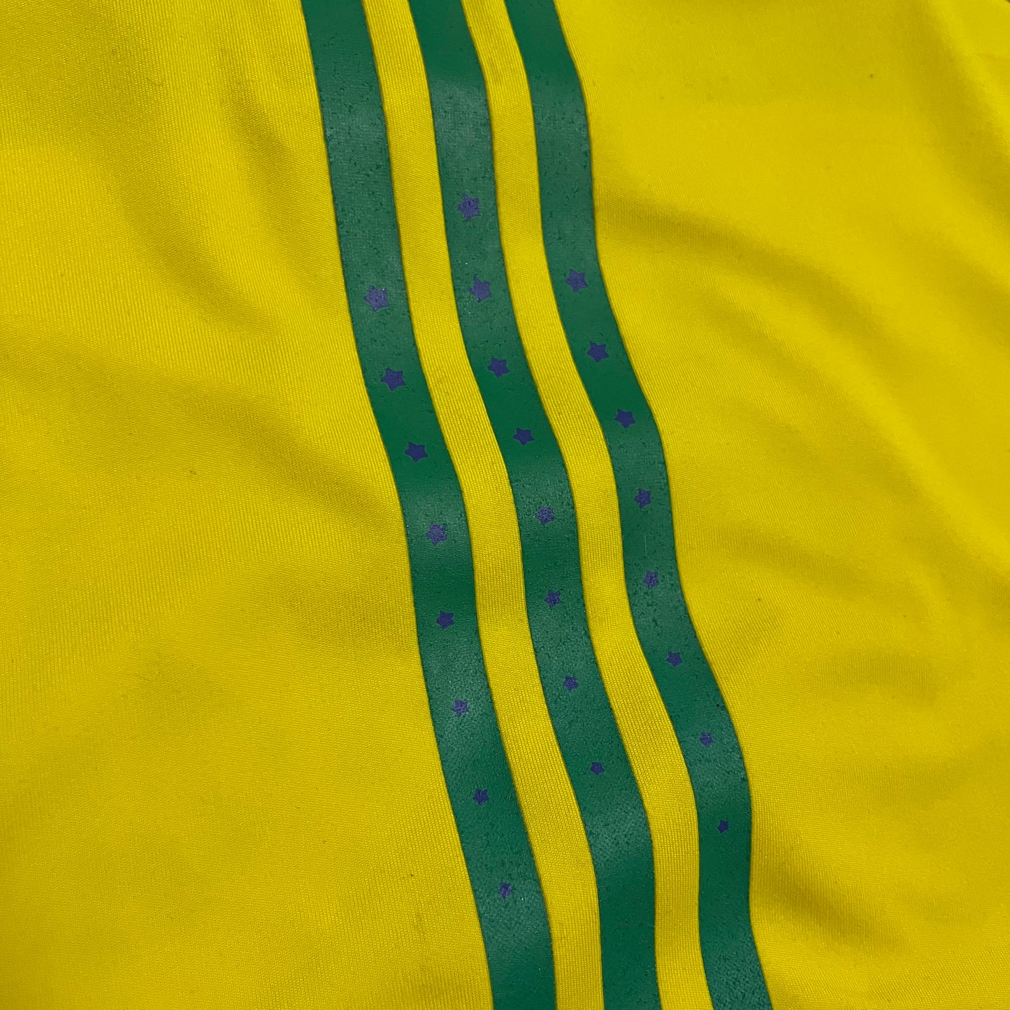 Vintage 2005 Yellow Green Adidas Brazil Top - M (W)