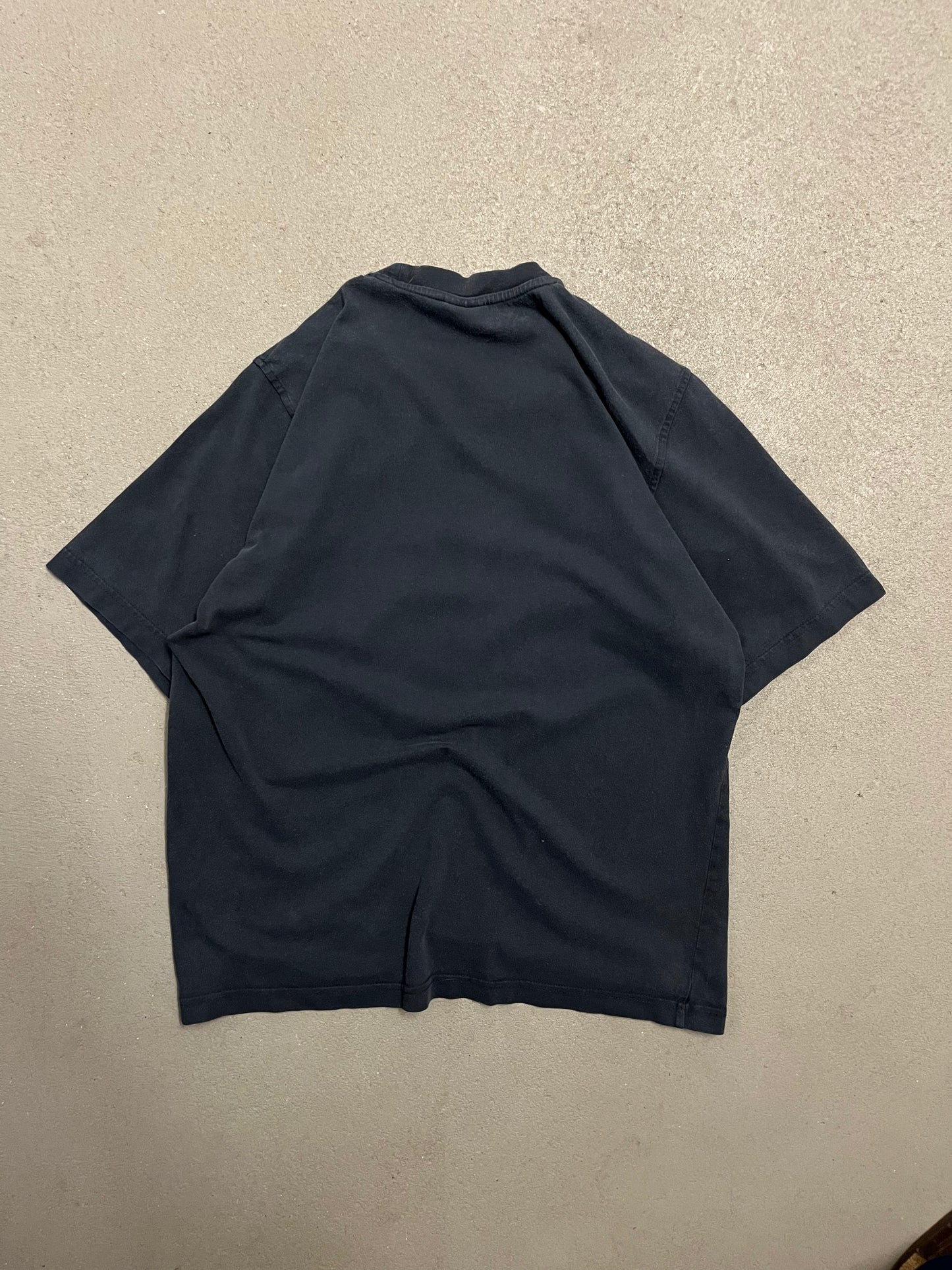 Vintage Y2K 2005 Black Faded Adidas Tee - M