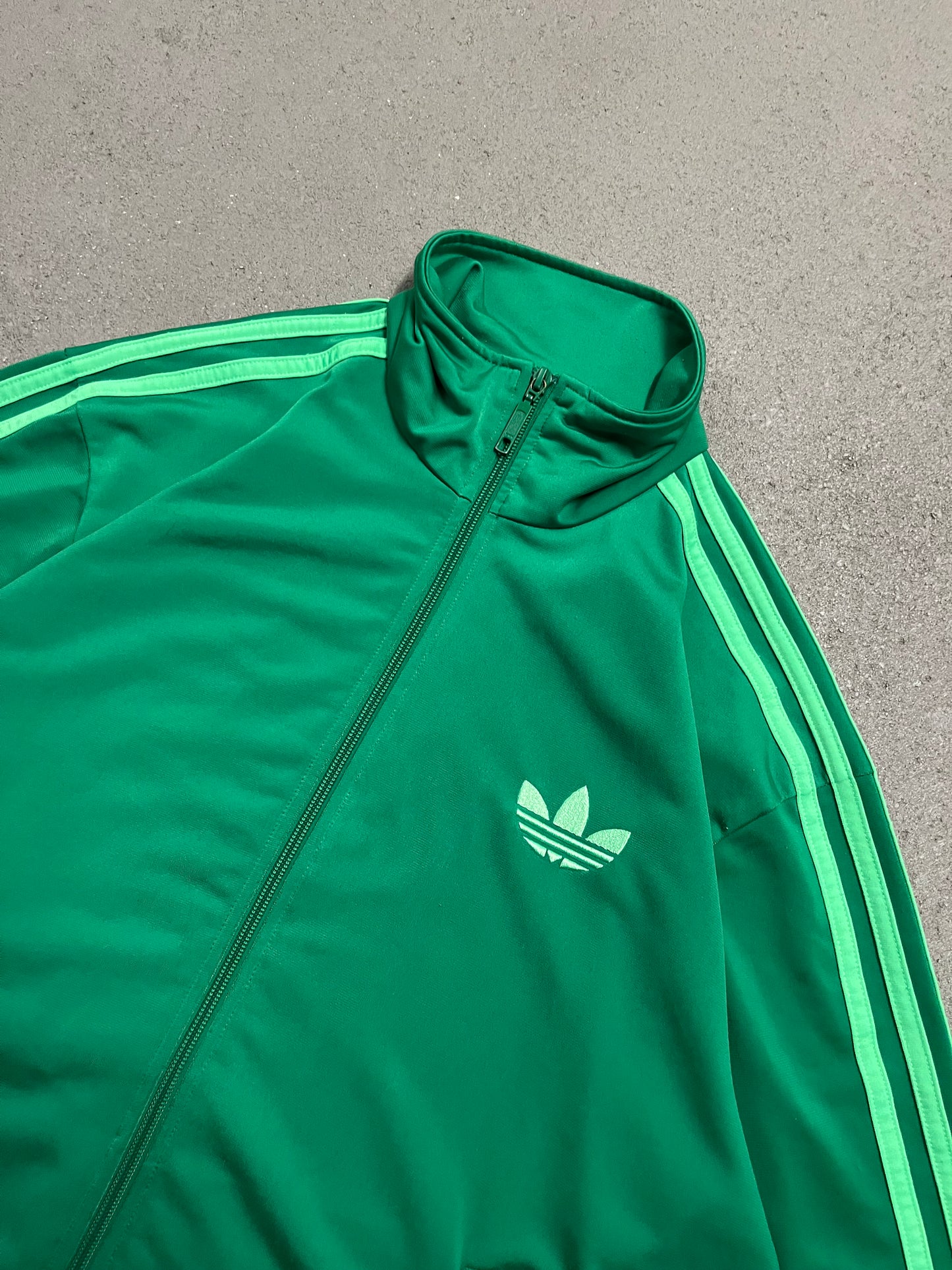 2012 Green Adidas Firebird Track Jacket - L