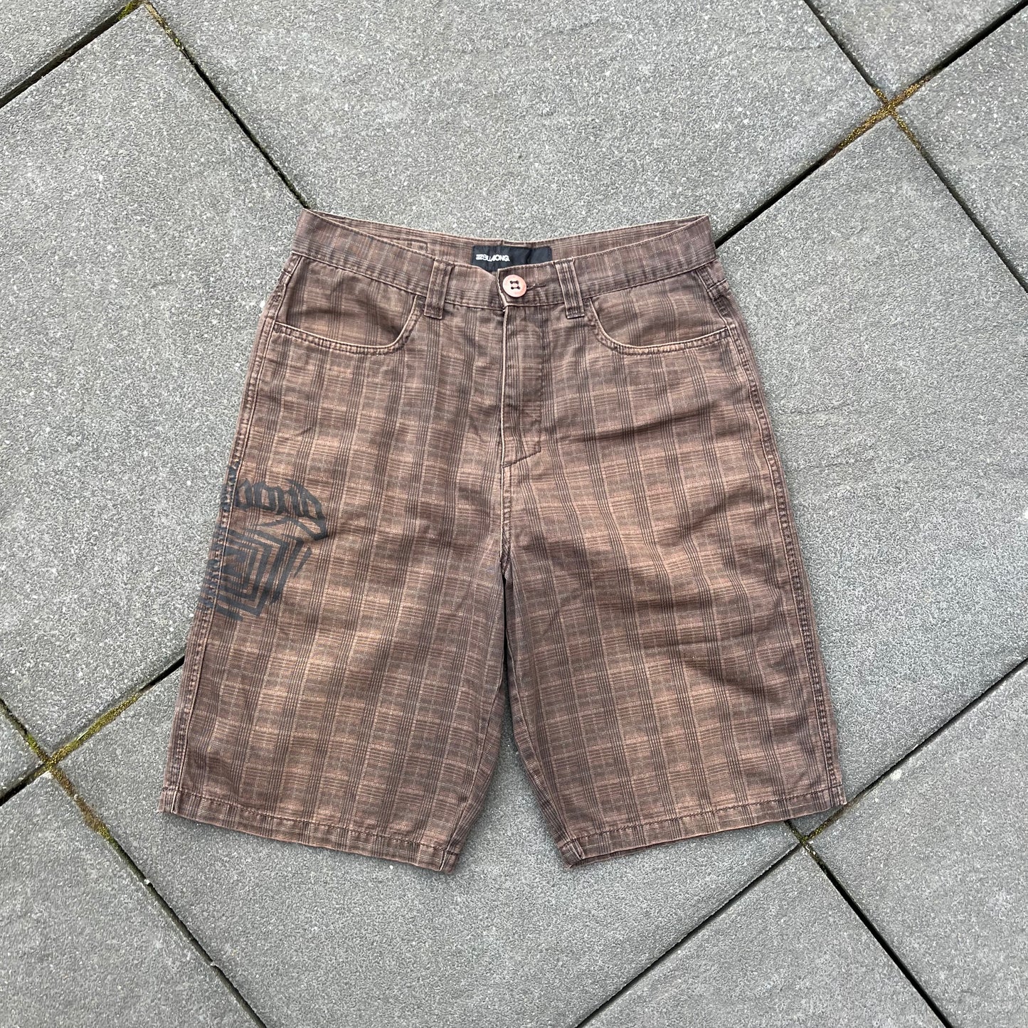 Vintage Y2K Brown Billabong Shorts - 30
