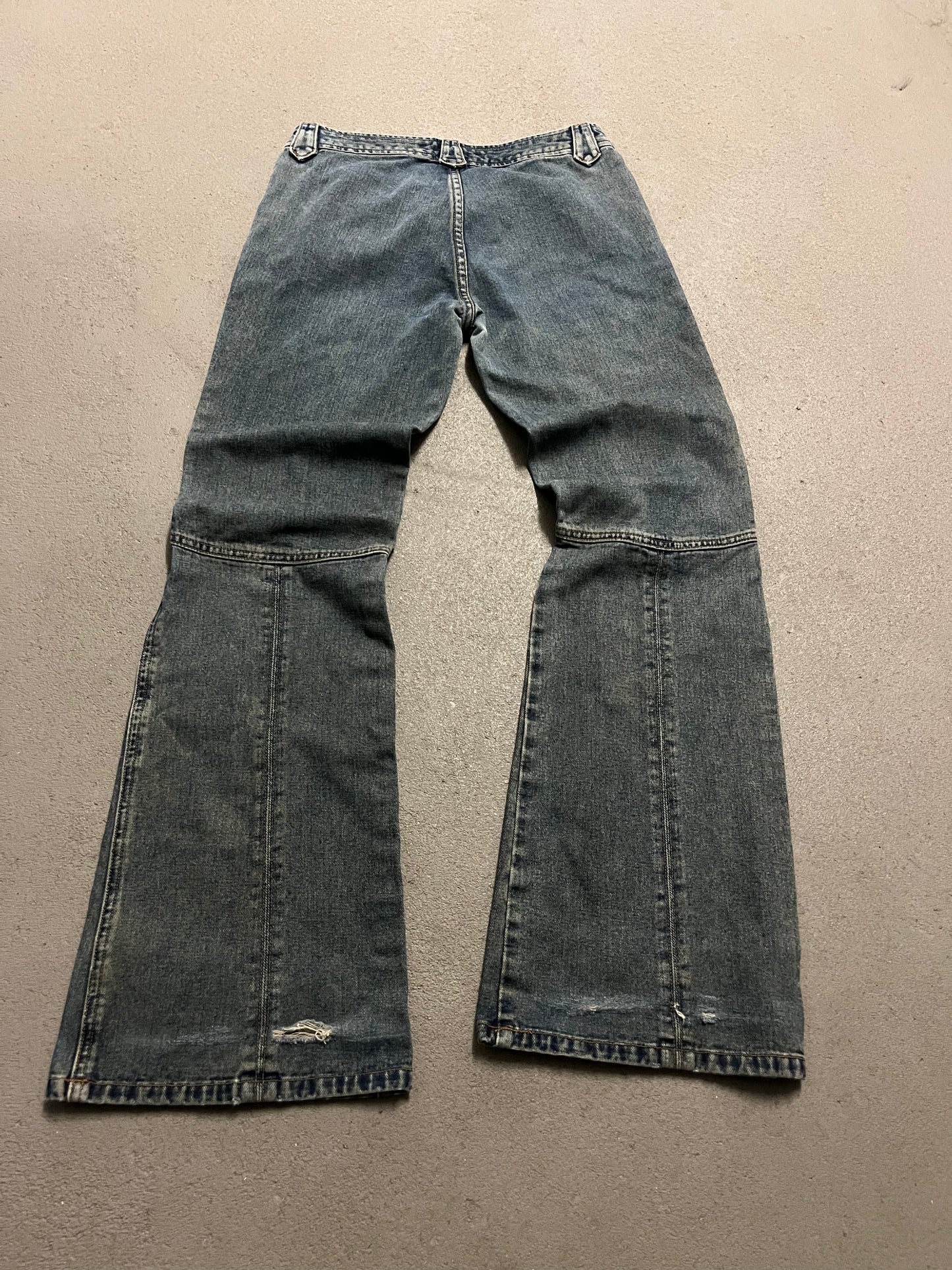 Vintage Y2K Fishbone Bootcut Jeans - M (W)