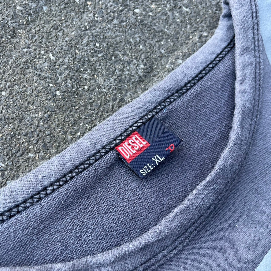 Vintage Grey Diesel Tee - L