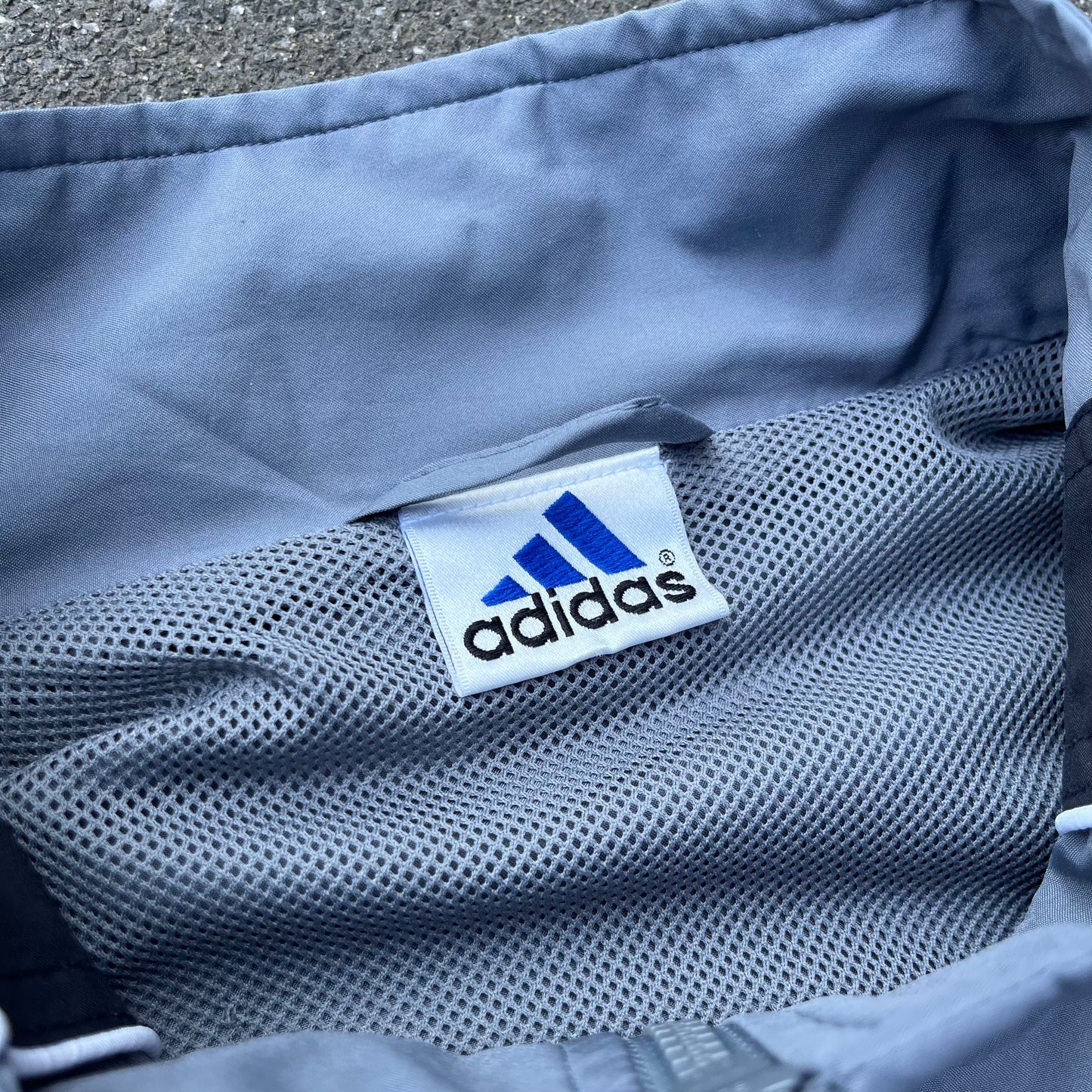 Vintage 2001 Grey Adidas Track Jacket - L