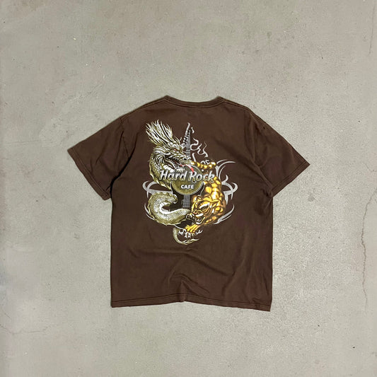 Vintage Brown Hard Rock Amsterdam Tee - XL