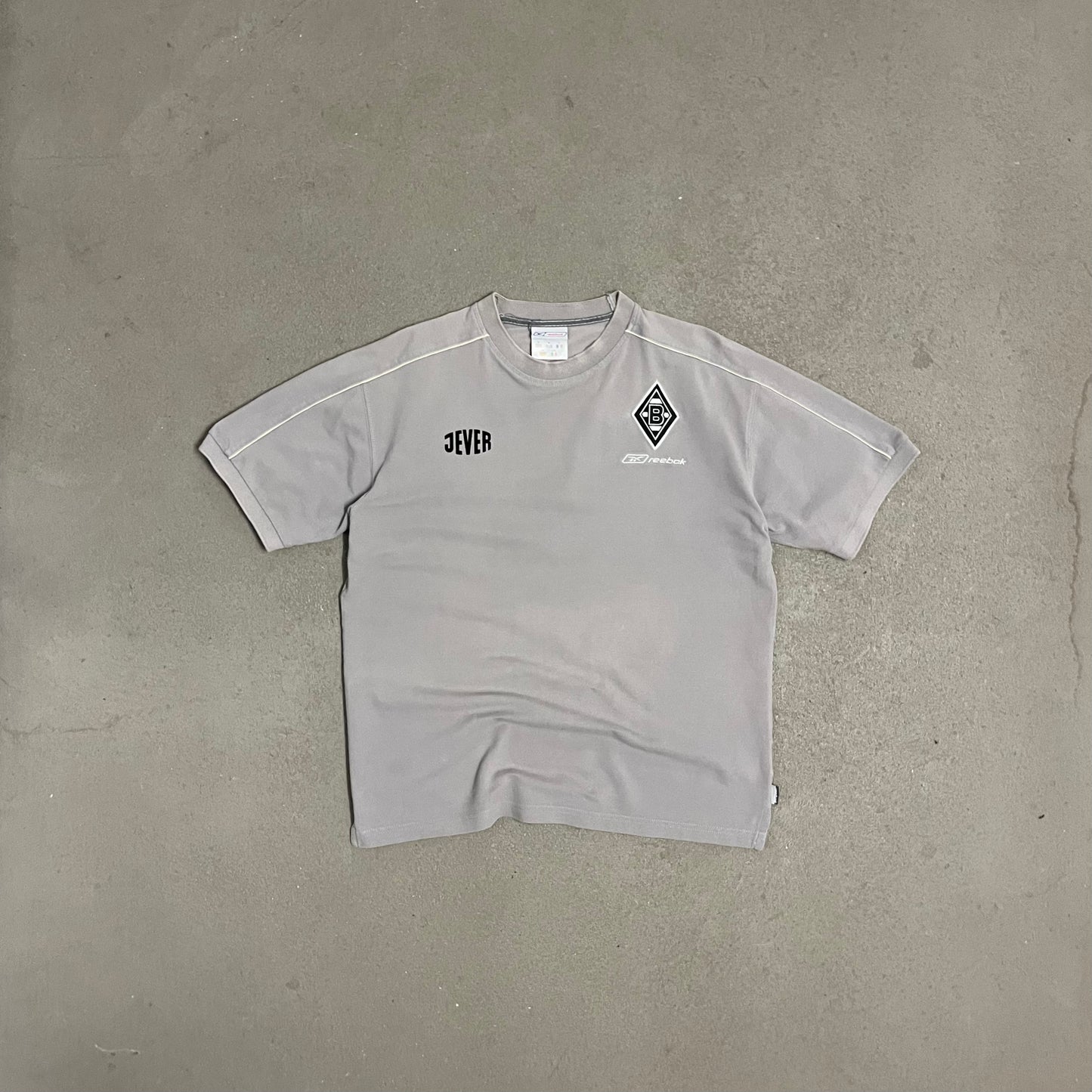Vintage 2003 Grey Reebok Gladbach Jever Tee - M