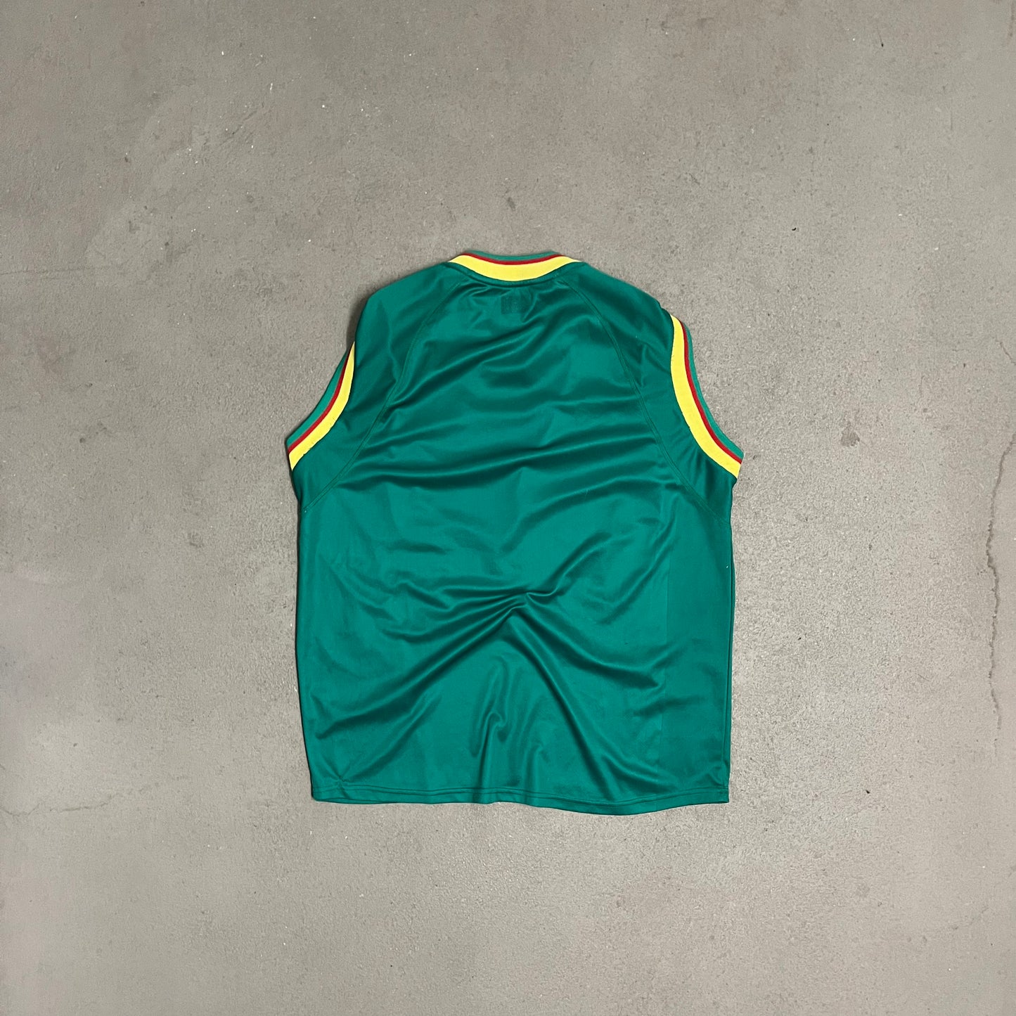 Vintage 2002 Green Puma Cameroon Sleeveless Kit - L