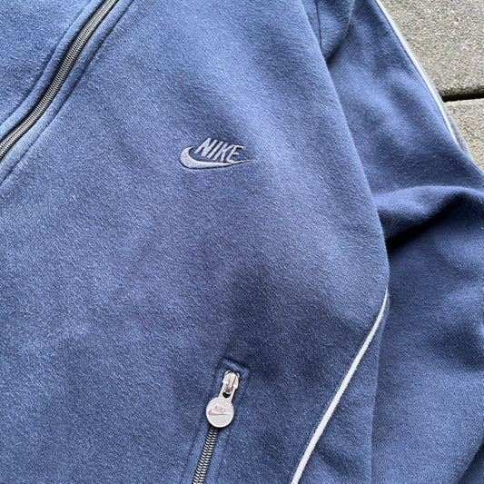 Vintage Blue Nike Zip Up - L