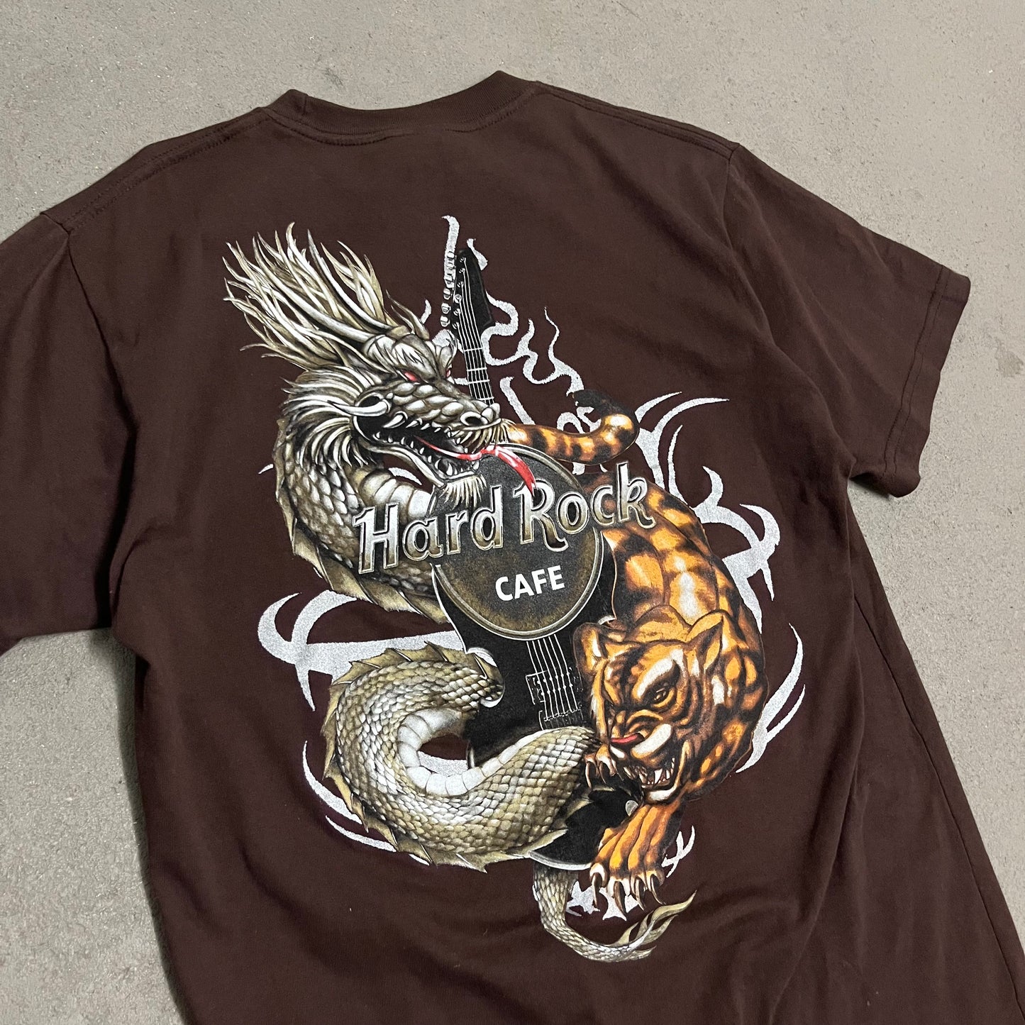 Vintage Brown Hard Rock Sydney Tee - M