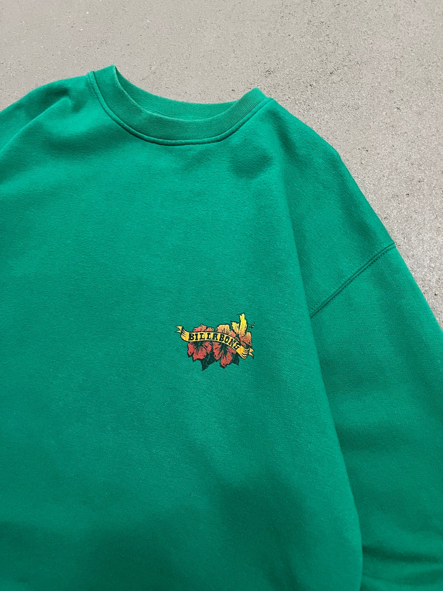 Vintage Y2K Green Billabong Sweater - L
