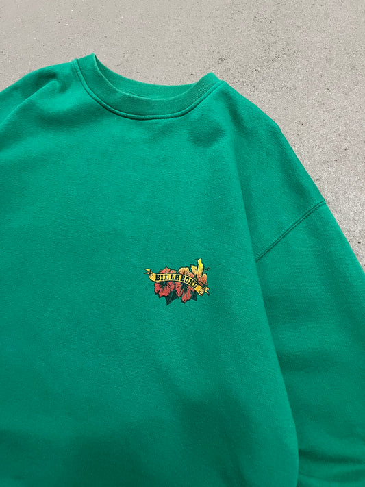 Vintage Y2K Green Billabong Sweater - L