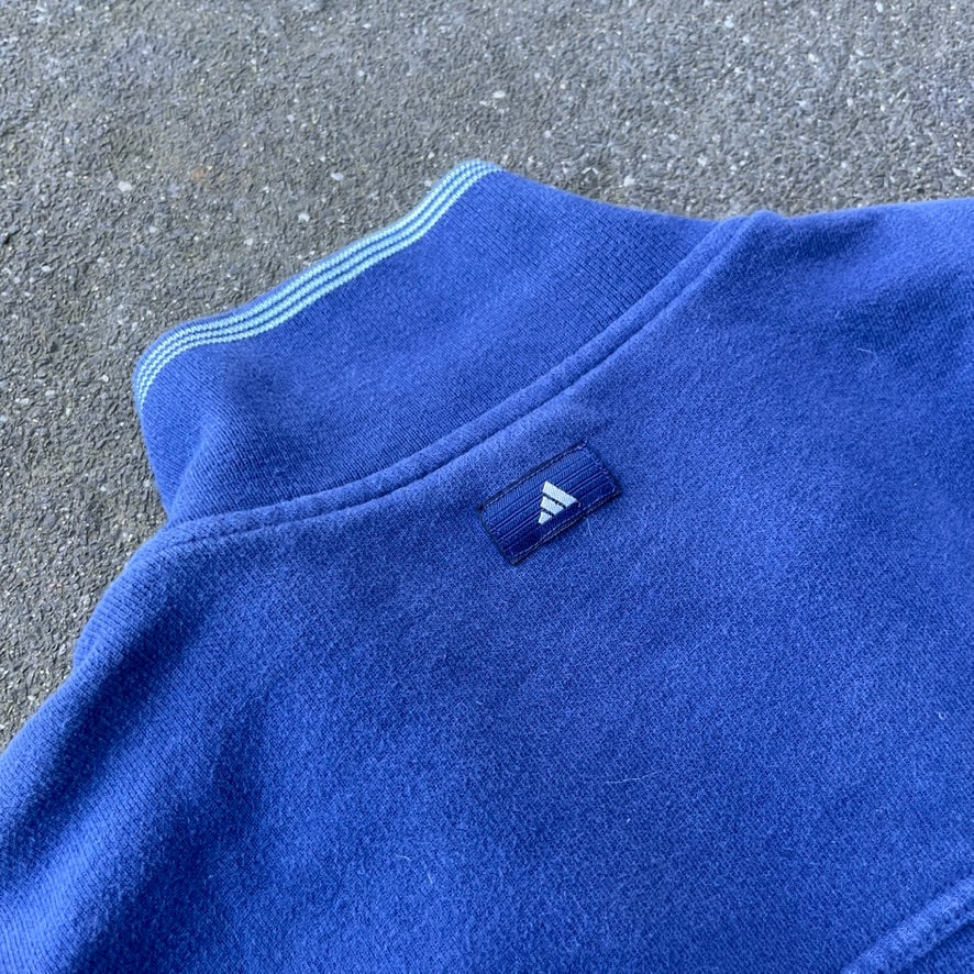 Vintage Blue Adidas Zip Up - M