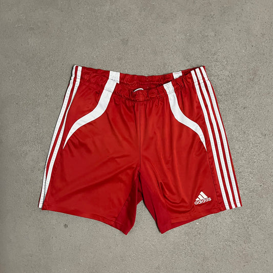 2007 Red Adidas Shorts - L