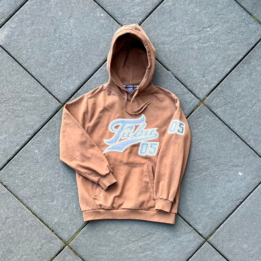 Vintage Y2K Brown Fubu Hoodie - M