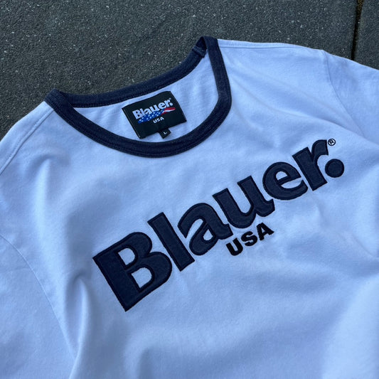 White Blauer Tee - L